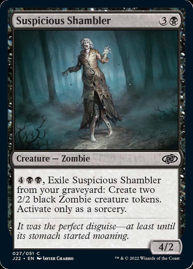 Suspicious Shambler [Jumpstart 2022] | Black Swamp Games