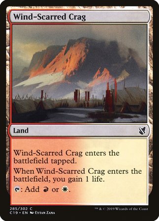 Wind-Scarred Crag [Commander 2019] | Black Swamp Games