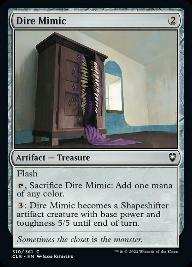 Dire Mimic [Commander Legends: Battle for Baldur's Gate] | Black Swamp Games