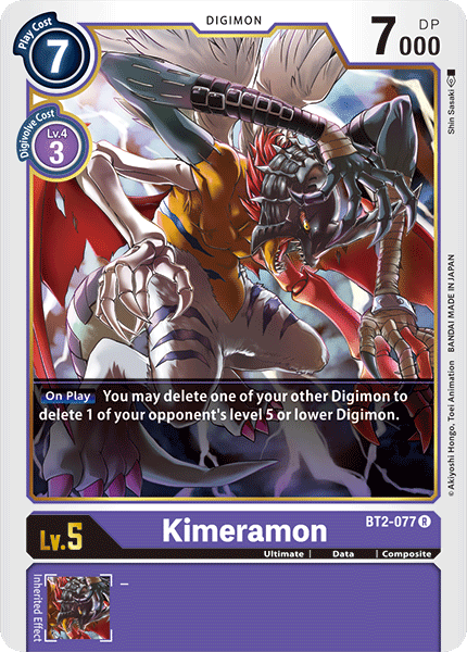 Kimeramon [BT2-077] [Release Special Booster Ver.1.0] | Black Swamp Games