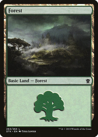 Forest (263) [Dragons of Tarkir] | Black Swamp Games