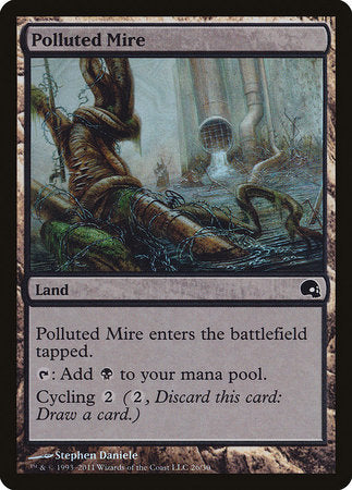 Polluted Mire [Premium Deck Series: Graveborn] | Black Swamp Games