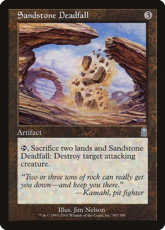 Sandstone Deadfall [Odyssey] | Black Swamp Games