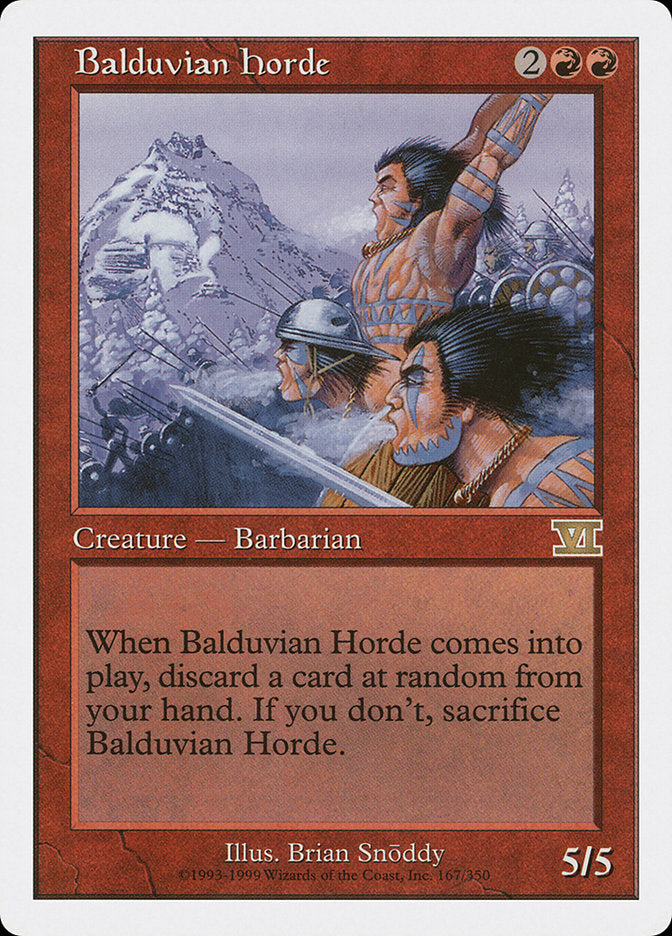 Balduvian Horde [Classic Sixth Edition] | Black Swamp Games