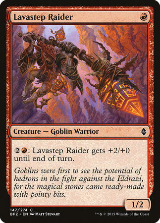 Lavastep Raider [Battle for Zendikar] | Black Swamp Games