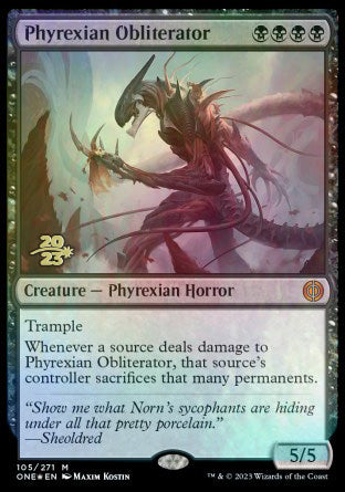 Phyrexian Obliterator [Phyrexia: All Will Be One Prerelease Promos] | Black Swamp Games