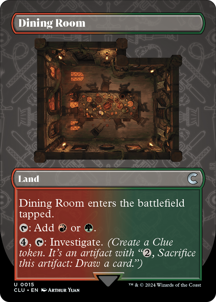 Dining Room (Borderless) [Ravnica: Clue Edition] | Black Swamp Games