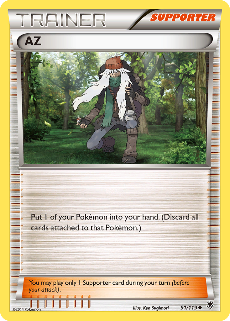 AZ (91/119) [XY: Phantom Forces] | Black Swamp Games