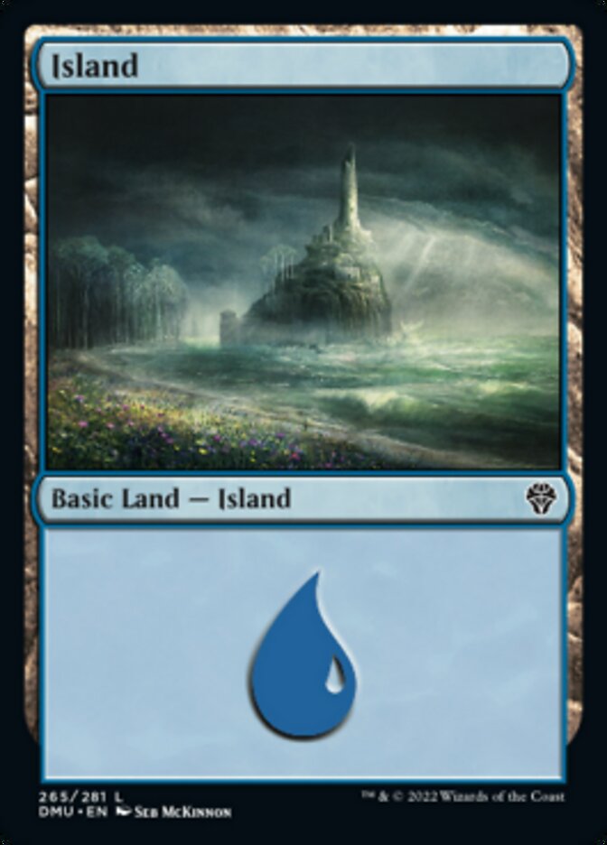 Island (265) [Dominaria United] | Black Swamp Games