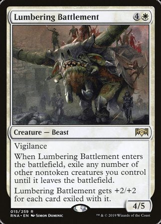 Lumbering Battlement [Ravnica Allegiance] | Black Swamp Games