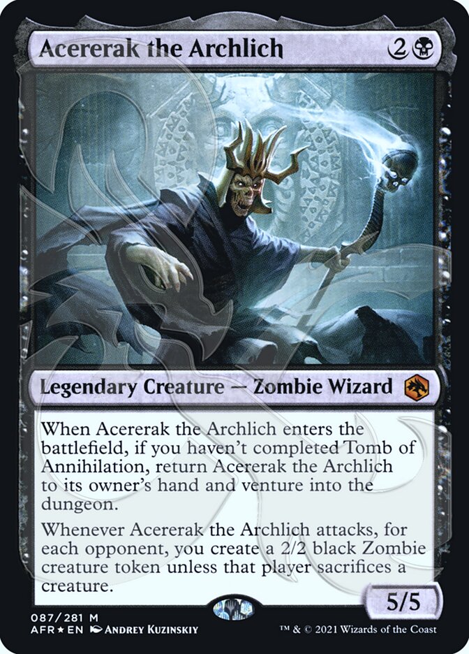 Acererak the Archlich (Ampersand Promo) [Dungeons & Dragons: Adventures in the Forgotten Realms Promos] | Black Swamp Games