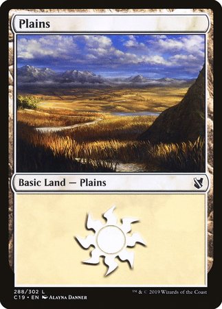 Plains (288) [Commander 2019] | Black Swamp Games