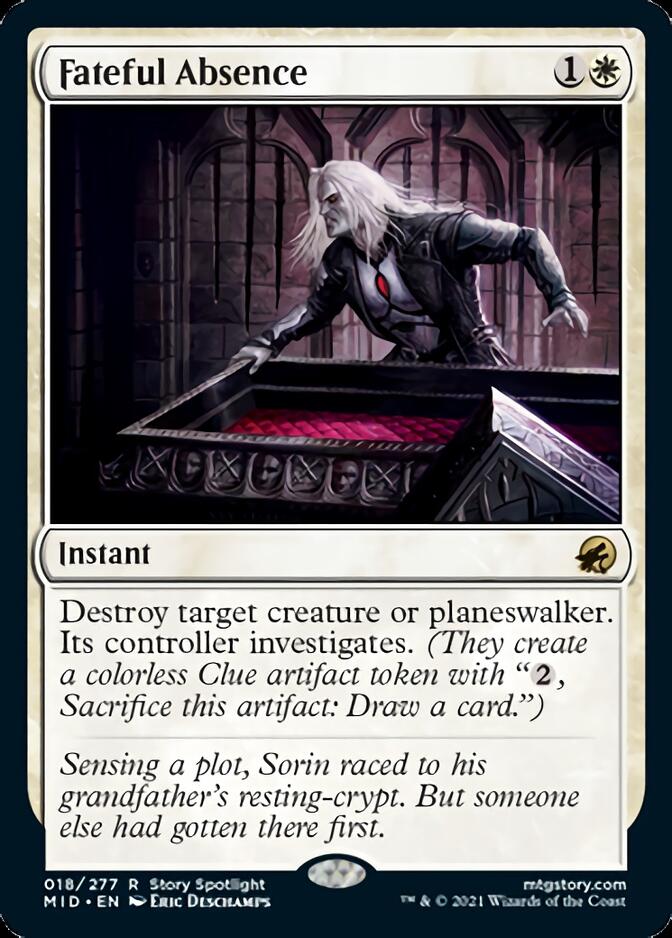 Fateful Absence [Innistrad: Midnight Hunt] | Black Swamp Games