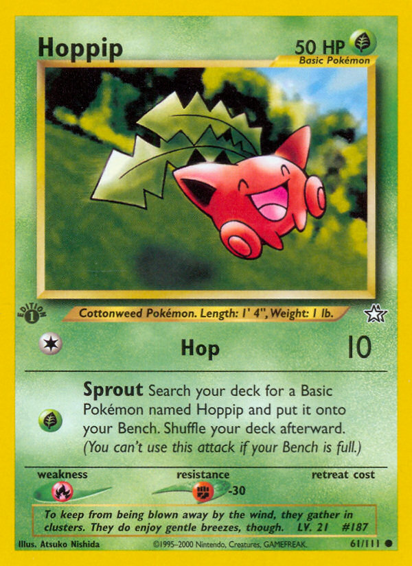 Hoppip (61/111) [Neo Genesis 1st Edition] | Black Swamp Games