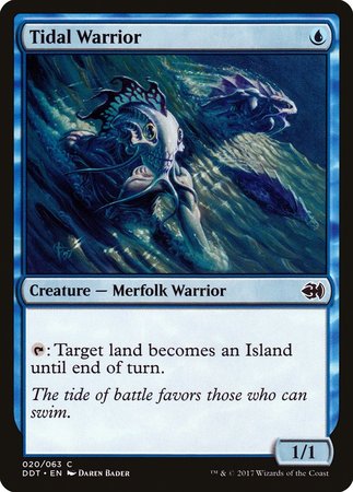 Tidal Warrior [Duel Decks: Merfolk vs. Goblins] | Black Swamp Games