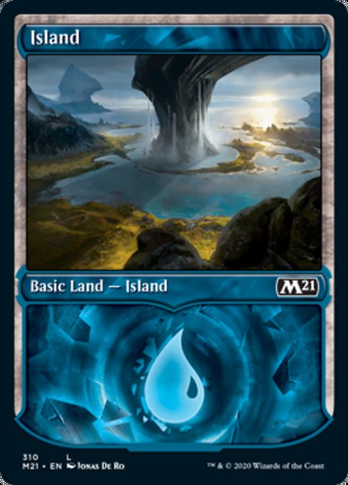 Island (Showcase) [Core Set 2021] | Black Swamp Games