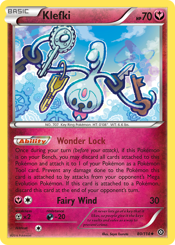 Klefki (80/114) [XY: Steam Siege] | Black Swamp Games