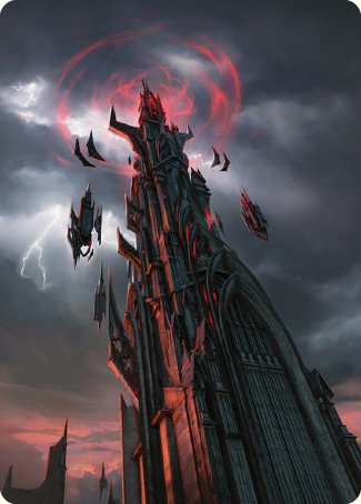 Barad-dur Art Card [The Lord of the Rings: Tales of Middle-earth Art Series] | Black Swamp Games