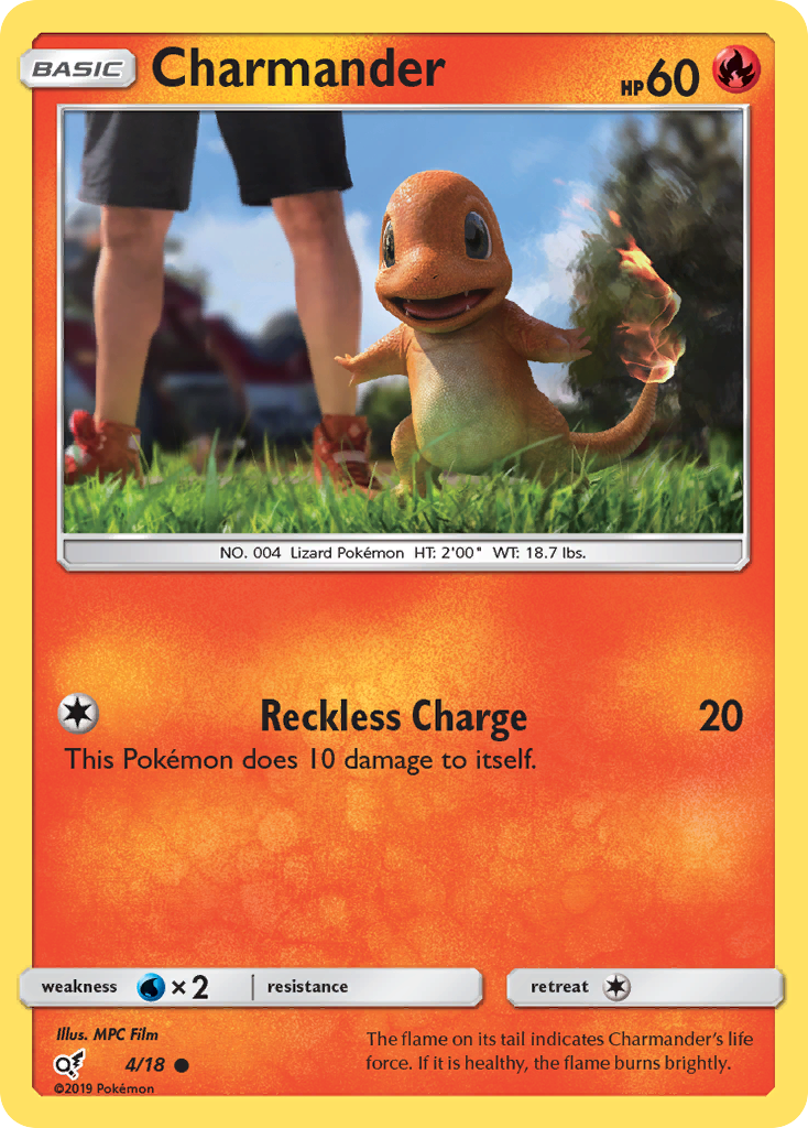 Charmander (4/18) [Sun & Moon: Detective Pikachu] | Black Swamp Games