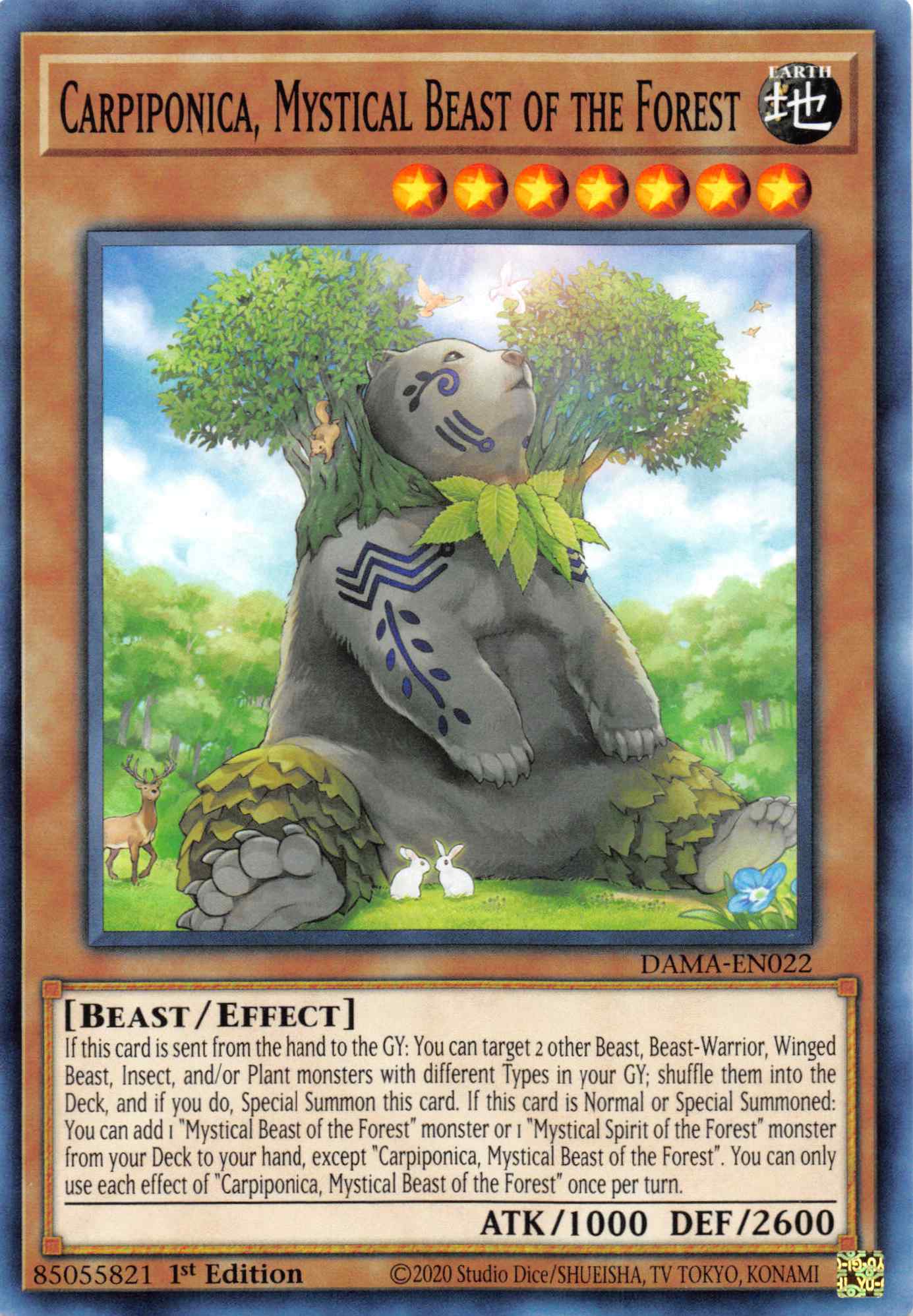 Carpiponica, Mystical Beast of the Forest [DAMA-EN022] Common | Black Swamp Games