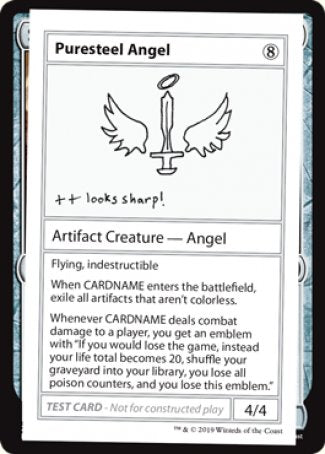 Puresteel Angel (2021 Edition) [Mystery Booster Playtest Cards] | Black Swamp Games