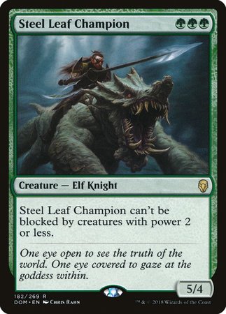 Steel Leaf Champion [Dominaria] | Black Swamp Games