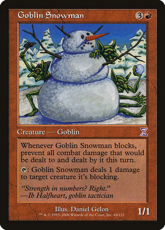 Goblin Snowman [Time Spiral Timeshifted] | Black Swamp Games