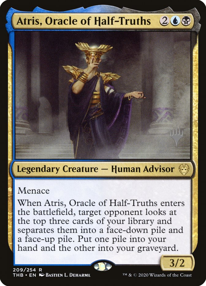 Atris, Oracle of Half-Truths (Promo Pack) [Theros Beyond Death Promos] | Black Swamp Games