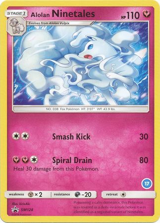 Alolan Ninetales (SM128) (Deck Exclusive #17) [Sun & Moon: Trainer Kit - Alolan Ninetales] | Black Swamp Games