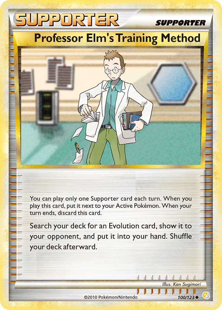 Professor Elm's Training Method (100/123) [HeartGold & SoulSilver: Base Set] | Black Swamp Games