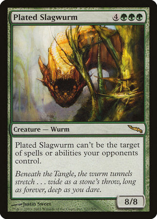 Plated Slagwurm [Mirrodin] | Black Swamp Games