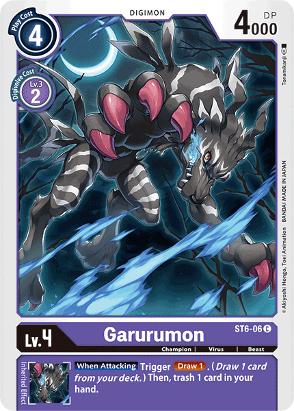 Garurumon [ST6-06] [Starter Deck: Venomous Violet] | Black Swamp Games