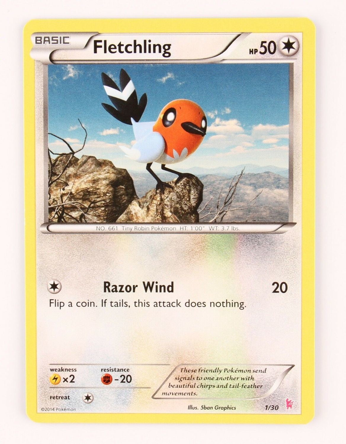 Fletchling (1/30) [XY: Trainer Kit - Sylveon] | Black Swamp Games