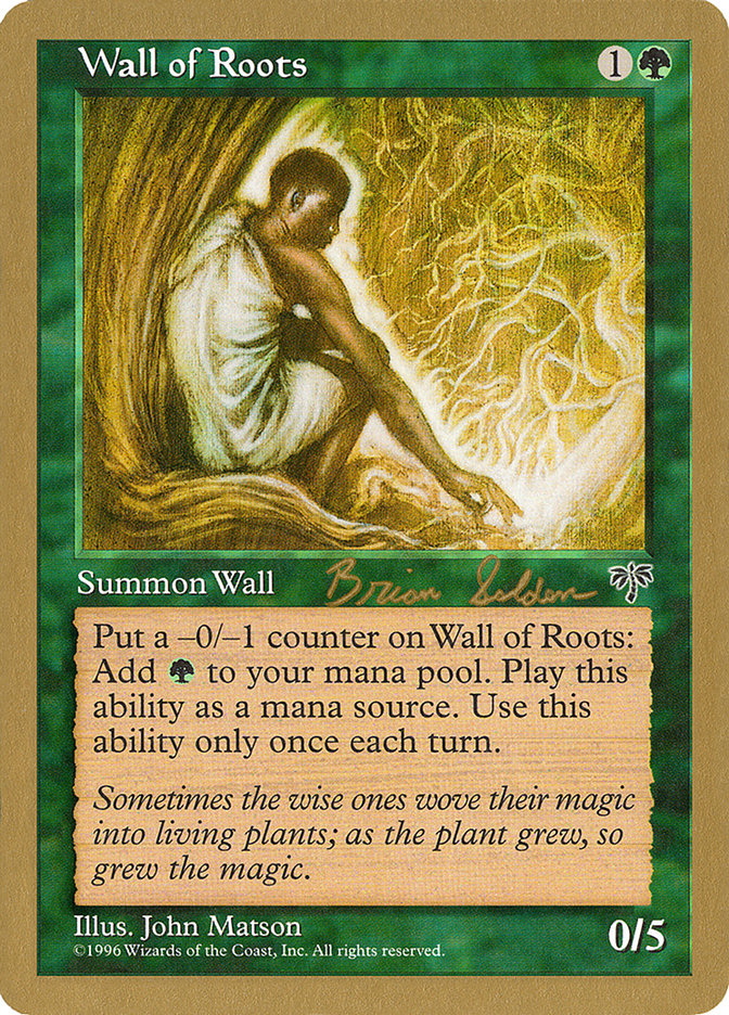 Wall of Roots (Brian Selden) [World Championship Decks 1998] | Black Swamp Games
