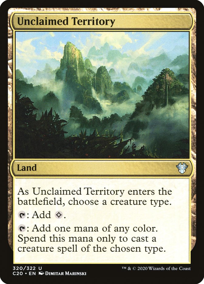 Unclaimed Territory [Commander 2020] | Black Swamp Games