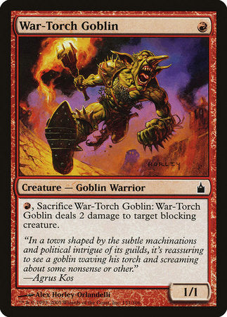 War-Torch Goblin [Ravnica: City of Guilds] | Black Swamp Games