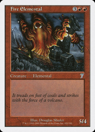 Fire Elemental [Seventh Edition] | Black Swamp Games