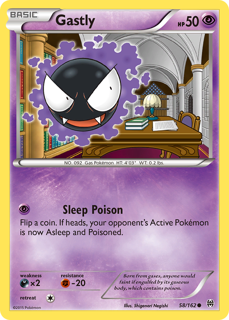 Gastly (58/162) [XY: BREAKthrough] | Black Swamp Games