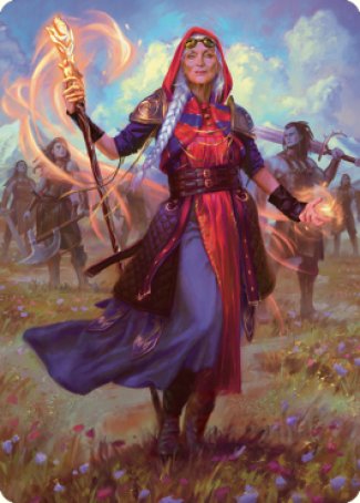 Jaya, Fiery Negotiator Art Card 1 [Dominaria United Art Series] | Black Swamp Games