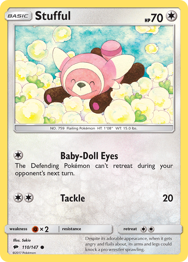 Stufful (110/147) [Sun & Moon: Burning Shadows] | Black Swamp Games