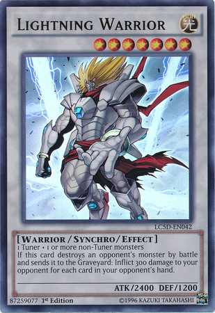 Lightning Warrior [LC5D-EN042] Ultra Rare | Black Swamp Games