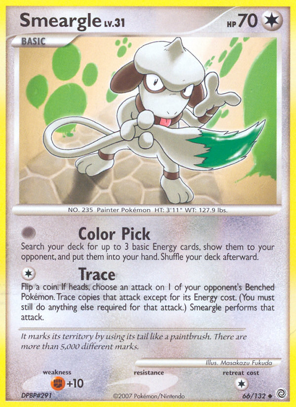 Smeargle (66/132) [Diamond & Pearl: Secret Wonders] | Black Swamp Games