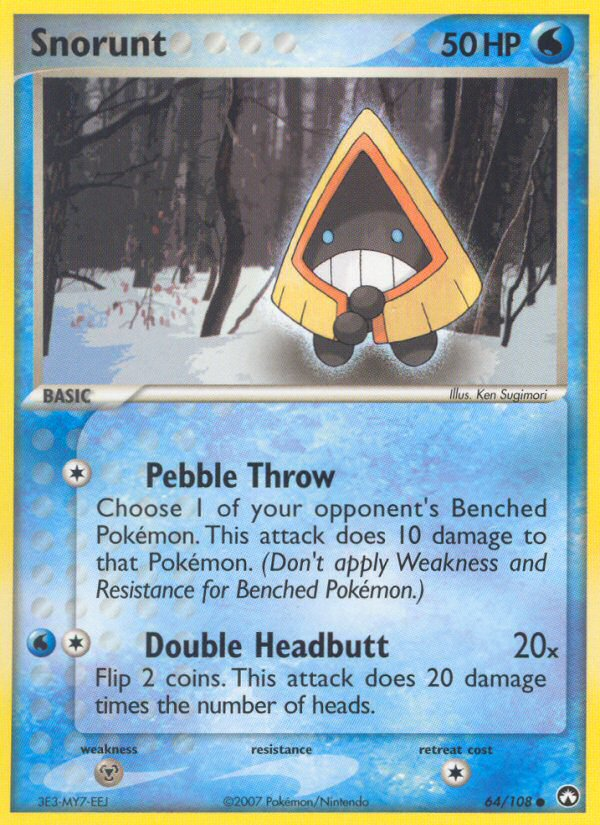 Snorunt (64/108) [EX: Power Keepers] | Black Swamp Games