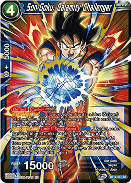 Son Goku, Calamity Challenger (BT14-037) [Cross Spirits] | Black Swamp Games
