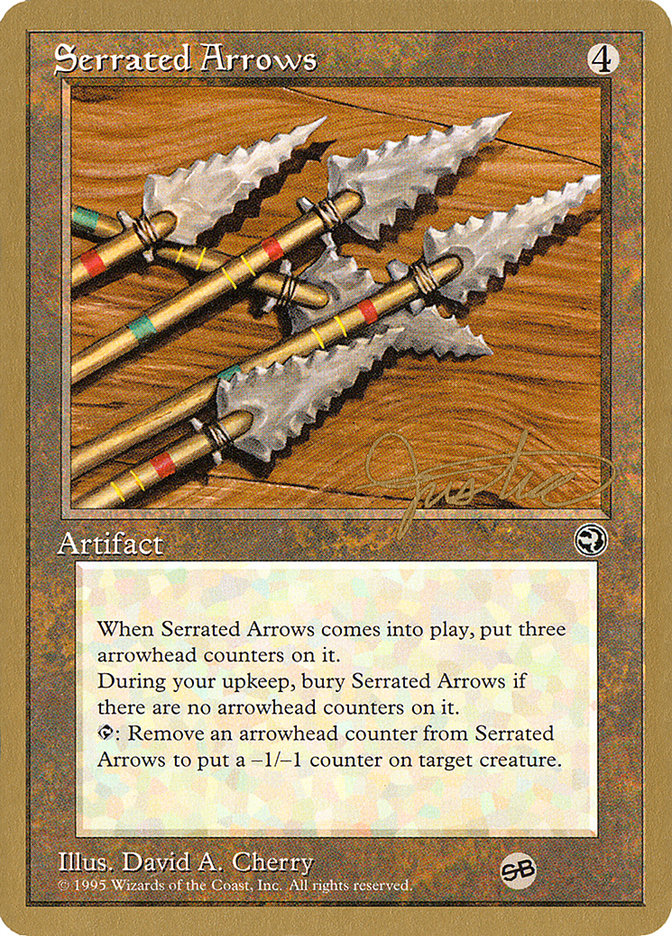 Serrated Arrows (Mark Justice) (SB) [Pro Tour Collector Set] | Black Swamp Games