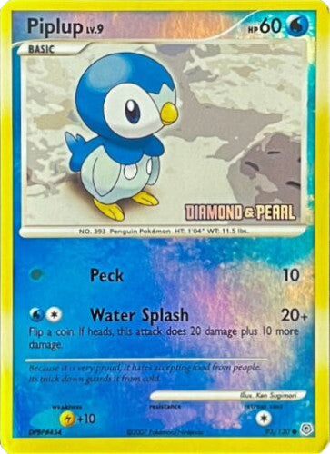 Piplup (93/130) (Diamond and Pearl) [Burger King Promos: 2008 Collection] | Black Swamp Games