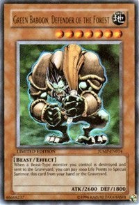 Green Baboon, Defender of the Forest [JUMP-EN014] Ultra Rare | Black Swamp Games