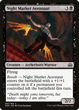 Night Market Aeronaut [Aether Revolt] | Black Swamp Games
