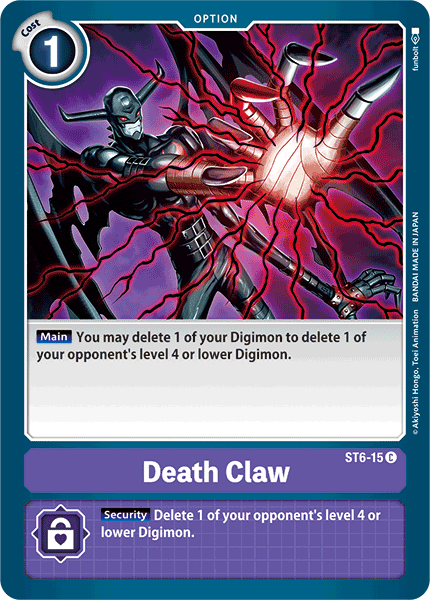 Death Claw [ST6-15] [Starter Deck: Venomous Violet] | Black Swamp Games