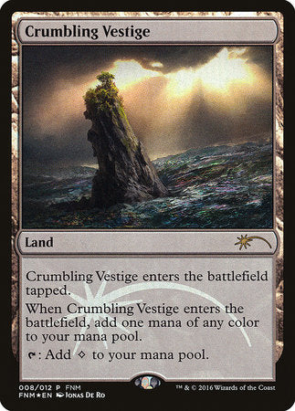 Crumbling Vestige [Friday Night Magic 2016] | Black Swamp Games